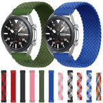 Dây đeo thay thế bằng nylon dệt co giãn điều chỉnh cho Samsung Galaxy Watch 3 45mm, dài 165mm