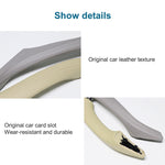 Car Leather Right Side Inner Door Handle Assembly 51417225854 for BMW 5 Series F10 / F18 2011-2017, Right Side (Black), Right Side (Beige), Right Side (Creamy-white), Right Side (Grey), Right Side (Wine Red), Right Side (Mocha)