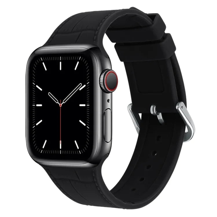 Dây đồng hồ thay thế silicone khớp tre, Dành cho Apple Watch Series 7  41mm / & 6 & SE & 5 & 4 40mm, Dành cho Apple Watch Series  7  45mm / & 6 & SE & 5 & 4 44mm