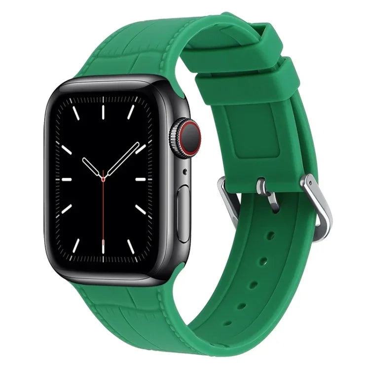 Dây đồng hồ thay thế silicone khớp tre, Dành cho Apple Watch Series 7  41mm / & 6 & SE & 5 & 4 40mm, Dành cho Apple Watch Series  7  45mm / & 6 & SE & 5 & 4 44mm