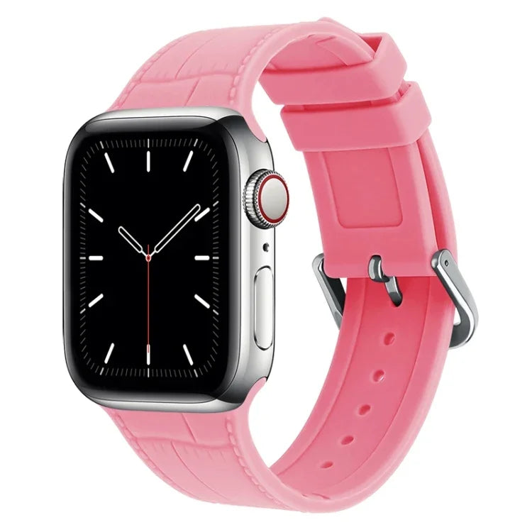 Dây đồng hồ thay thế silicone khớp tre, Dành cho Apple Watch Series 7  41mm / & 6 & SE & 5 & 4 40mm, Dành cho Apple Watch Series  7  45mm / & 6 & SE & 5 & 4 44mm