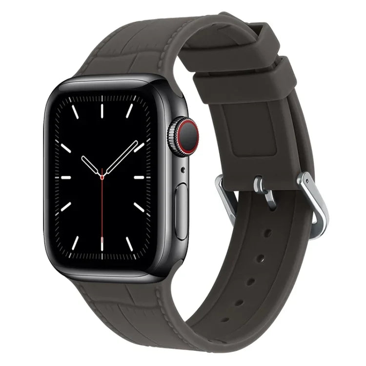 Dây đồng hồ thay thế silicone khớp tre, Dành cho Apple Watch Series 7  41mm / & 6 & SE & 5 & 4 40mm, Dành cho Apple Watch Series  7  45mm / & 6 & SE & 5 & 4 44mm
