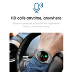 Đồng hồ thông minh tai nghe Bluetooth màn hình cảm ứng IPS 1.3 inch GT69 chống nước IP67, Hỗ trợ theo dõi giấc ngủ / Theo dõi nhịp tim / Gọi Bluetooth