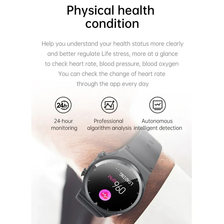 Đồng hồ thông minh tai nghe Bluetooth màn hình cảm ứng IPS 1.3 inch GT69 chống nước IP67, Hỗ trợ theo dõi giấc ngủ / Theo dõi nhịp tim / Gọi Bluetooth