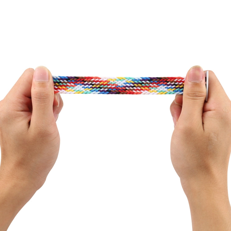 Dây đồng hồ thay thế nylon bện đầu kim loại, Kích thước: S 135mm Dành cho Apple Watch Series 6 & SE & 5 & 4 40mm / 3 & 2 & 1 38mm, S 135mm 40mm / 38mm