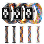 Dây đồng hồ thay thế nylon bện đầu kim loại, Kích thước: S 135mm Dành cho Apple Watch Series 6 & SE & 5 & 4 40mm / 3 & 2 & 1 38mm, S 135mm 40mm / 38mm
