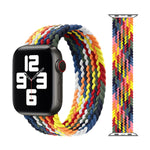 Dây đồng hồ thay thế nylon bện đầu kim loại, Kích thước: L 155mm Dành cho Apple Watch Series 6 & SE & 5 & 4 40mm / 3 & 2 & 1 38mm, L 155mm 40mm / 38mm