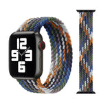 Dây đồng hồ thay thế nylon bện đầu kim loại, Kích thước: XS 135mm Dành cho Apple Watch Series 6 & SE & 5 & 4 44mm / 3 & 2 & 1 42mm, XS 135mm 44mm / 42mm