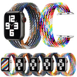 Dây đồng hồ thay thế nylon bện đầu kim loại, Kích thước: XS 135mm Dành cho Apple Watch Series 6 & SE & 5 & 4 44mm / 3 & 2 & 1 42mm, XS 135mm 44mm / 42mm