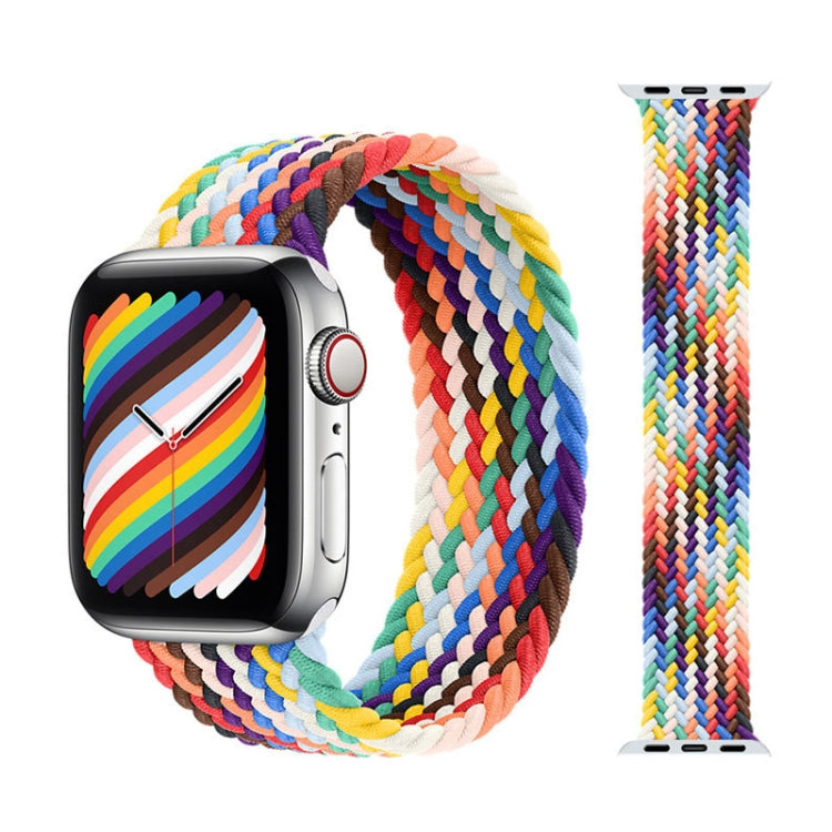 Dây đồng hồ thay thế nylon bện đầu kim loại, Kích thước: S 145mm Dành cho Apple Watch Series 6 & SE & 5 & 4 44mm / 3 & 2 & 1 42mm, S 145mm 44mm / 42mm