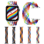 Dây đồng hồ thay thế nylon bện đầu kim loại, Kích thước: S 145mm Dành cho Apple Watch Series 6 & SE & 5 & 4 44mm / 3 & 2 & 1 42mm, S 145mm 44mm / 42mm