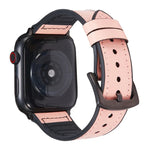 Dây đồng hồ thay thế bằng da họa tiết Crazy Horse cho Apple Watch Series, 7 45mm / 6 & SE & 5 & 4 44mm / 3 & 2 & 1 42mm, 7 41mm / 6 & SE & 5 & 4 40mm / 3 & 2 & 1 38mm