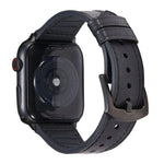 Dây đồng hồ thay thế bằng da họa tiết Crazy Horse cho Apple Watch Series, 7 45mm / 6 & SE & 5 & 4 44mm / 3 & 2 & 1 42mm, 7 41mm / 6 & SE & 5 & 4 40mm / 3 & 2 & 1 38mm