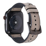 Dây đồng hồ thay thế bằng da họa tiết Crazy Horse cho Apple Watch Series, 7 45mm / 6 & SE & 5 & 4 44mm / 3 & 2 & 1 42mm, 7 41mm / 6 & SE & 5 & 4 40mm / 3 & 2 & 1 38mm