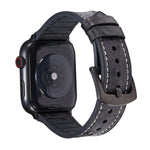 Dây đồng hồ thay thế bằng da họa tiết đà điểu cho Apple Watch Series, 7 45mm / 6 & SE & 5 & 4 44mm / 3 & 2 & 1 42mm, 7 41mm / 6 & SE & 5 & 4 40mm / 3 & 2 & 1 38mm