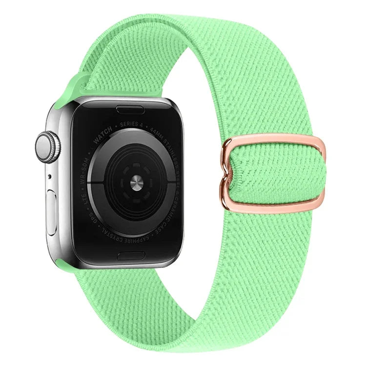 Dây đồng hồ thay thế bằng nylon khóa hình số 8, cho Apple Watch Series 9&8&7 41mm / SE 3&SE 2&6&SE&5&4 40mm / 3&2&1 38mm, cho Apple Watch Series 7 45mm / & 6 & SE & 5 & 4 44mm