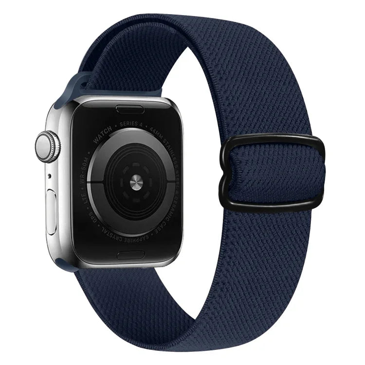 Dây đồng hồ thay thế bằng nylon khóa hình số 8, cho Apple Watch Series 9&8&7 41mm / SE 3&SE 2&6&SE&5&4 40mm / 3&2&1 38mm, cho Apple Watch Series 7 45mm / & 6 & SE & 5 & 4 44mm