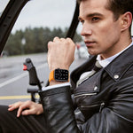 Dây đồng hồ thay thế bằng nylon khóa hình số 8, cho Apple Watch Series 9&8&7 41mm / SE 3&SE 2&6&SE&5&4 40mm / 3&2&1 38mm, cho Apple Watch Series 7 45mm / & 6 & SE & 5 & 4 44mm