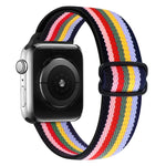 Dây đồng hồ thay thế bằng nylon khóa hình số 8, cho Apple Watch Series 9&8&7 41mm / SE 3&SE 2&6&SE&5&4 40mm / 3&2&1 38mm, cho Apple Watch Series 7 45mm / & 6 & SE & 5 & 4 44mm