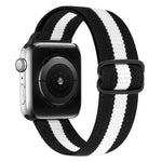 Dây đồng hồ thay thế bằng nylon khóa hình số 8, cho Apple Watch Series 9&8&7 41mm / SE 3&SE 2&6&SE&5&4 40mm / 3&2&1 38mm, cho Apple Watch Series 7 45mm / & 6 & SE & 5 & 4 44mm