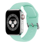Dây đồng hồ thay thế bằng silicone bện có khóa cho Apple Watch Series, 7 45mm / 6 & SE & 5 & 4 44mm / 3 & 2 & 1 42mm, 7 41mm / 6 & SE & 5 & 4 40mm / 3 & 2 & 1 38mm