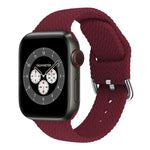 Dây đồng hồ thay thế bằng silicone bện có khóa cho Apple Watch Series, 7 45mm / 6 & SE & 5 & 4 44mm / 3 & 2 & 1 42mm, 7 41mm / 6 & SE & 5 & 4 40mm / 3 & 2 & 1 38mm