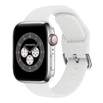 Dây đồng hồ thay thế bằng silicone bện có khóa cho Apple Watch Series, 7 45mm / 6 & SE & 5 & 4 44mm / 3 & 2 & 1 42mm, 7 41mm / 6 & SE & 5 & 4 40mm / 3 & 2 & 1 38mm