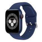 Dây đồng hồ thay thế bằng silicone bện có khóa cho Apple Watch Series, 7 45mm / 6 & SE & 5 & 4 44mm / 3 & 2 & 1 42mm, 7 41mm / 6 & SE & 5 & 4 40mm / 3 & 2 & 1 38mm