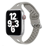 Dây đồng hồ thay thế bằng silicone cho Apple Watch Series, 7 45mm / 6 & SE & 5 & 4 44mm / 3 & 2 & 1 42mm, 7 41mm / 6 & SE & 5 & 4 40mm / 3 & 2 & 1 38mm