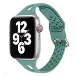 Dây đồng hồ thay thế bằng silicone cho Apple Watch Series, 7 45mm / 6 & SE & 5 & 4 44mm / 3 & 2 & 1 42mm, 7 41mm / 6 & SE & 5 & 4 40mm / 3 & 2 & 1 38mm