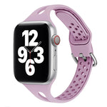 Dây đồng hồ thay thế bằng silicone cho Apple Watch Series, 7 45mm / 6 & SE & 5 & 4 44mm / 3 & 2 & 1 42mm, 7 41mm / 6 & SE & 5 & 4 40mm / 3 & 2 & 1 38mm