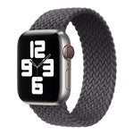 Dây đồng hồ thay thế bện nylon đầu kim loại màu trơn cho Apple Watch Series 6 & SE & 5 & 4 40mm / 3 & 2 & 1 38mm, XS 128mm, S 135mm, M 145mm