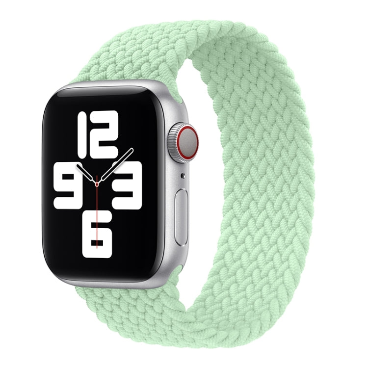 Dây đeo thay thế dây nylon dệt màu trơn đầu kim loại cho Apple Watch Series 6 & SE & 5 & 4 44mm / 3 & 2 & 1 42mm, XS 135mm, S 145mm, M 155mm