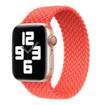 Dây đeo thay thế dây nylon dệt màu trơn đầu kim loại cho Apple Watch Series 6 & SE & 5 & 4 44mm / 3 & 2 & 1 42mm, XS 135mm, S 145mm, M 155mm
