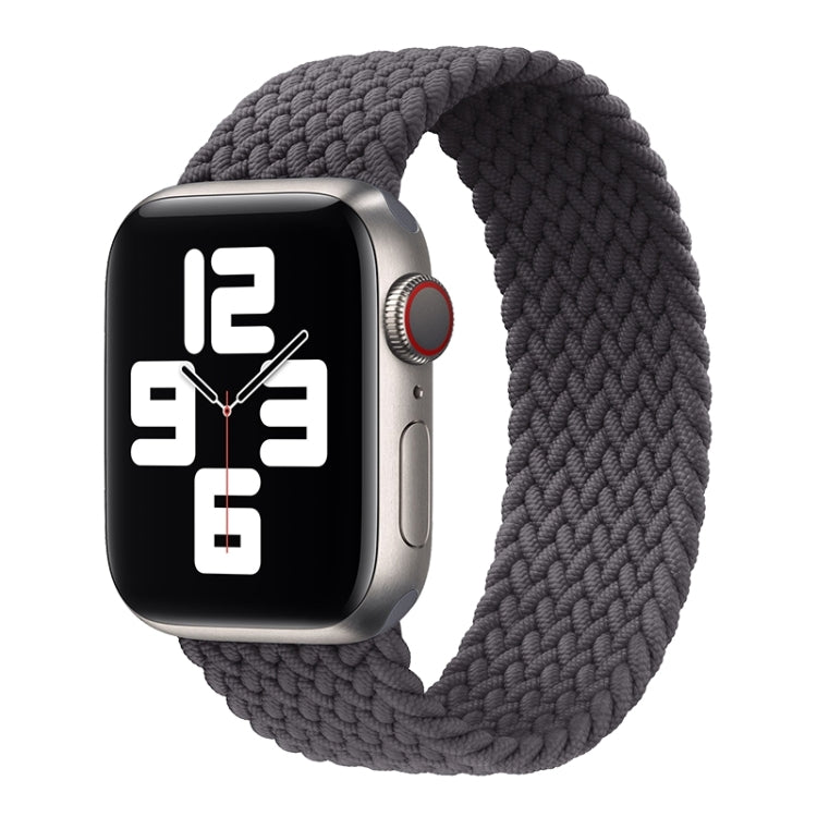 Dây đeo thay thế dây nylon dệt màu trơn đầu kim loại cho Apple Watch Series 6 & SE & 5 & 4 44mm / 3 & 2 & 1 42mm, XS 135mm, S 145mm, M 155mm