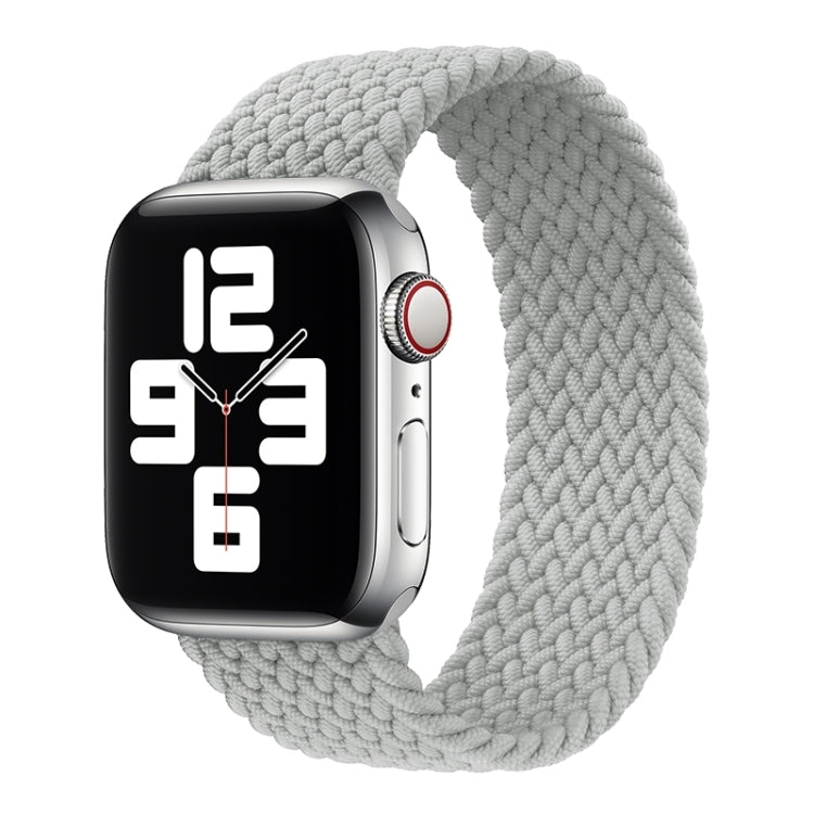 Dây đeo thay thế dây nylon dệt màu trơn đầu kim loại cho Apple Watch Series 6 & SE & 5 & 4 44mm / 3 & 2 & 1 42mm, XS 135mm, S 145mm, M 155mm