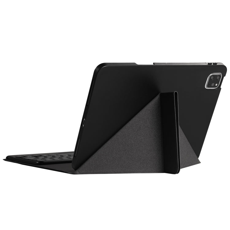 Bao da bàn phím Bluetooth có thể tách rời B011 với giá đỡ tam giác và khe cắm bút, dành cho iPad 9.7 2018 & 2017 / Pro 9.7 / Air 2, dành cho iPad 10.2 2020 & 2019 / Pro 10.5 inch / Air 3 10.5 inch