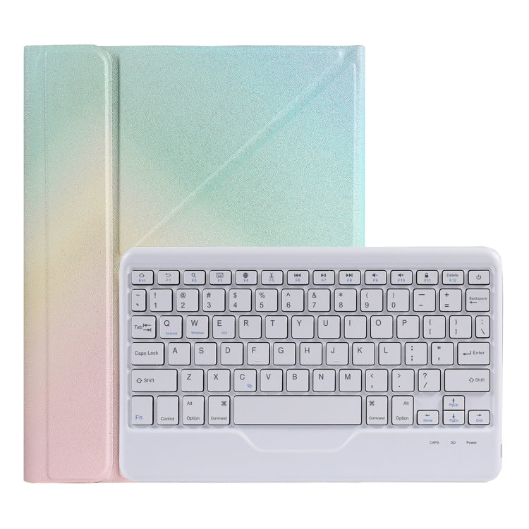 Bao da bàn phím Bluetooth có thể tách rời B011 với giá đỡ tam giác và khe cắm bút, dành cho iPad 9.7 2018 & 2017 / Pro 9.7 / Air 2, dành cho iPad 10.2 2020 & 2019 / Pro 10.5 inch / Air 3 10.5 inch