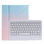 Bao da bàn phím Bluetooth có thể tách rời B011 với giá đỡ tam giác và khe cắm bút, dành cho iPad 9.7 2018 & 2017 / Pro 9.7 / Air 2, dành cho iPad 10.2 2020 & 2019 / Pro 10.5 inch / Air 3 10.5 inch