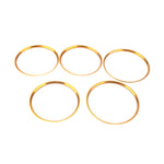 5 PCS Car Air Conditioner Air Outlet Decorative Ring for Mercedes-Benz, A5819-01, A5819-02, A5819-03