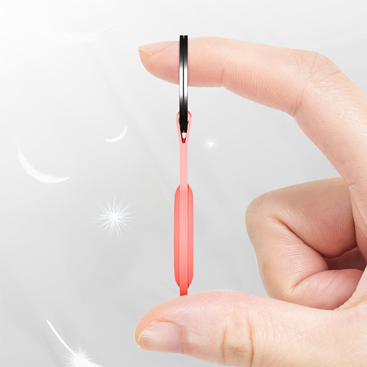 Ốp bảo vệ silicone lỏng Mutural kèm móc khóa cho AirTag thế hệ 2 / AirTag thế hệ 1