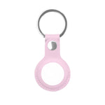 Ốp bảo vệ bằng da PU Mutural kèm móc khóa cho AirTag thế hệ 2 / AirTag thế hệ 1