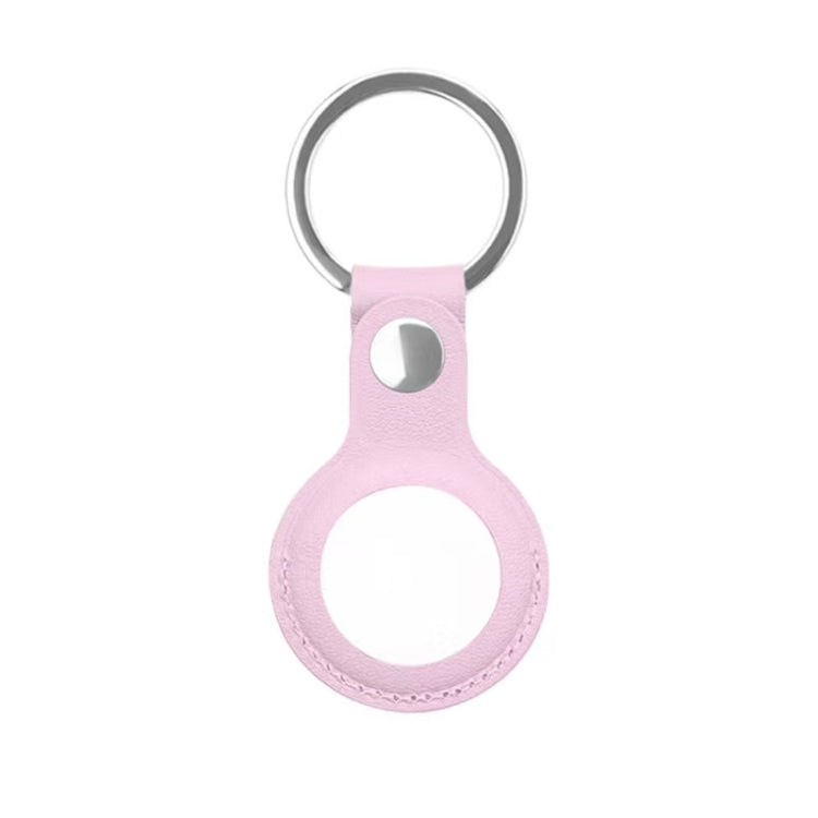 Ốp bảo vệ bằng da PU Mutural kèm móc khóa cho AirTag thế hệ 2 / AirTag thế hệ 1