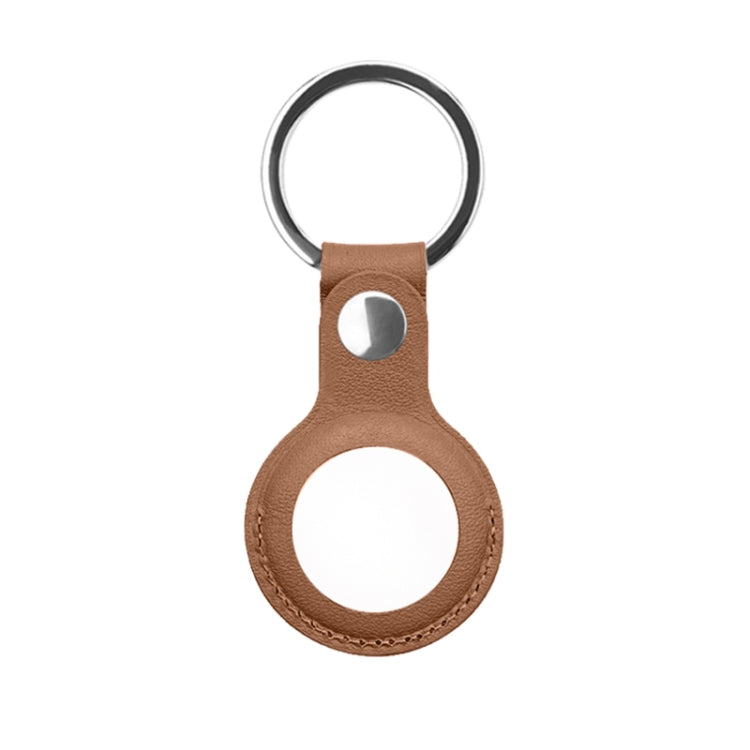 Ốp bảo vệ bằng da PU Mutural kèm móc khóa cho AirTag thế hệ 2 / AirTag thế hệ 1