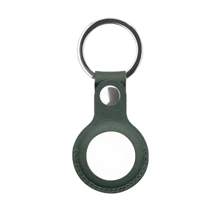 Ốp bảo vệ bằng da PU Mutural kèm móc khóa cho AirTag thế hệ 2 / AirTag thế hệ 1