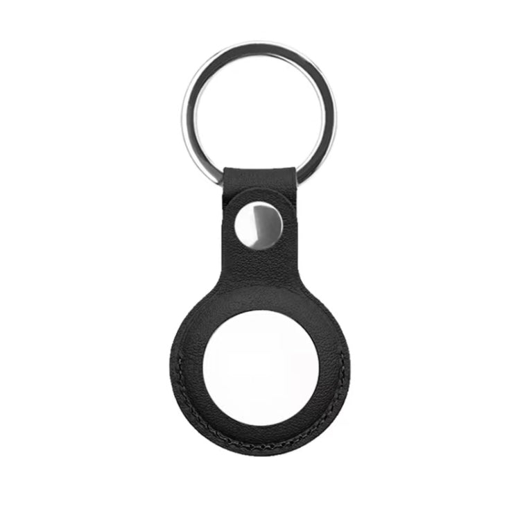 Ốp bảo vệ bằng da PU Mutural kèm móc khóa cho AirTag thế hệ 2 / AirTag thế hệ 1