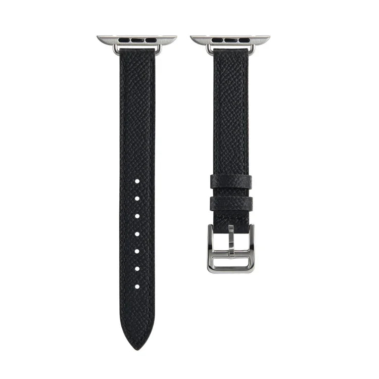 Dây đồng hồ da kiểu B cho Apple Watch Series, 7 45mm / 6 & SE & 5 & 4 44mm / 3 & 2 & 1 42mm, 7 41mm / 6 & SE & 5 & 4 40mm / 3 & 2 & 1 38mm