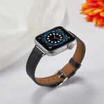 Dây đồng hồ da kiểu B cho Apple Watch Series, 7 45mm / 6 & SE & 5 & 4 44mm / 3 & 2 & 1 42mm, 7 41mm / 6 & SE & 5 & 4 40mm / 3 & 2 & 1 38mm