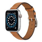 Dây đồng hồ da kiểu B cho Apple Watch Series, 7 45mm / 6 & SE & 5 & 4 44mm / 3 & 2 & 1 42mm, 7 41mm / 6 & SE & 5 & 4 40mm / 3 & 2 & 1 38mm
