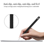Bộ ốp bảo vệ bút cảm ứng silicone màu đơn cho Apple Pencil 2 3 trong 1